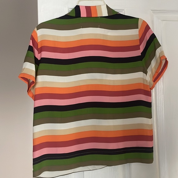 Reformation Palma Top Rainbow Stripe Size Small - Picture 5 of 9